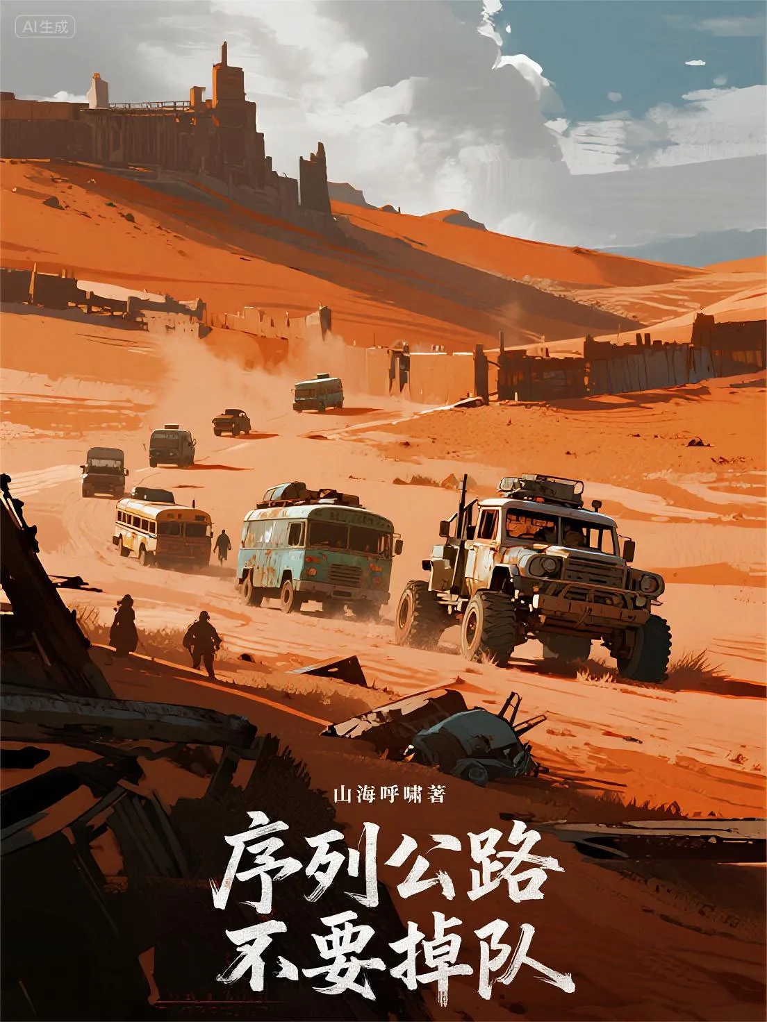 《序列公路：不要掉队！》小说封面