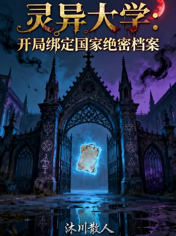 《灵异大学：开局绑定国家绝密档》小说封面