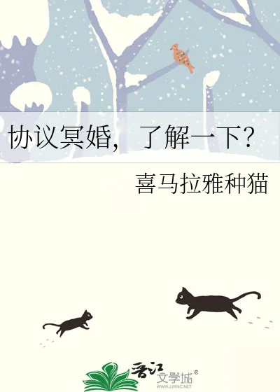 《协议冥婚，了解一下？》小说封面
