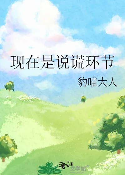 《现在是说谎环节》小说封面
